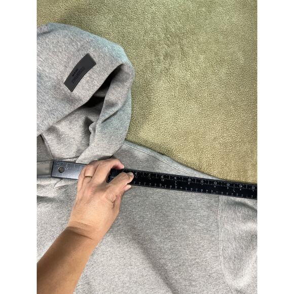 Fear of God Essentials Men's Relaxed Oversized Dark Oatmeal Hoodie Size Small - Picture 7 of 11